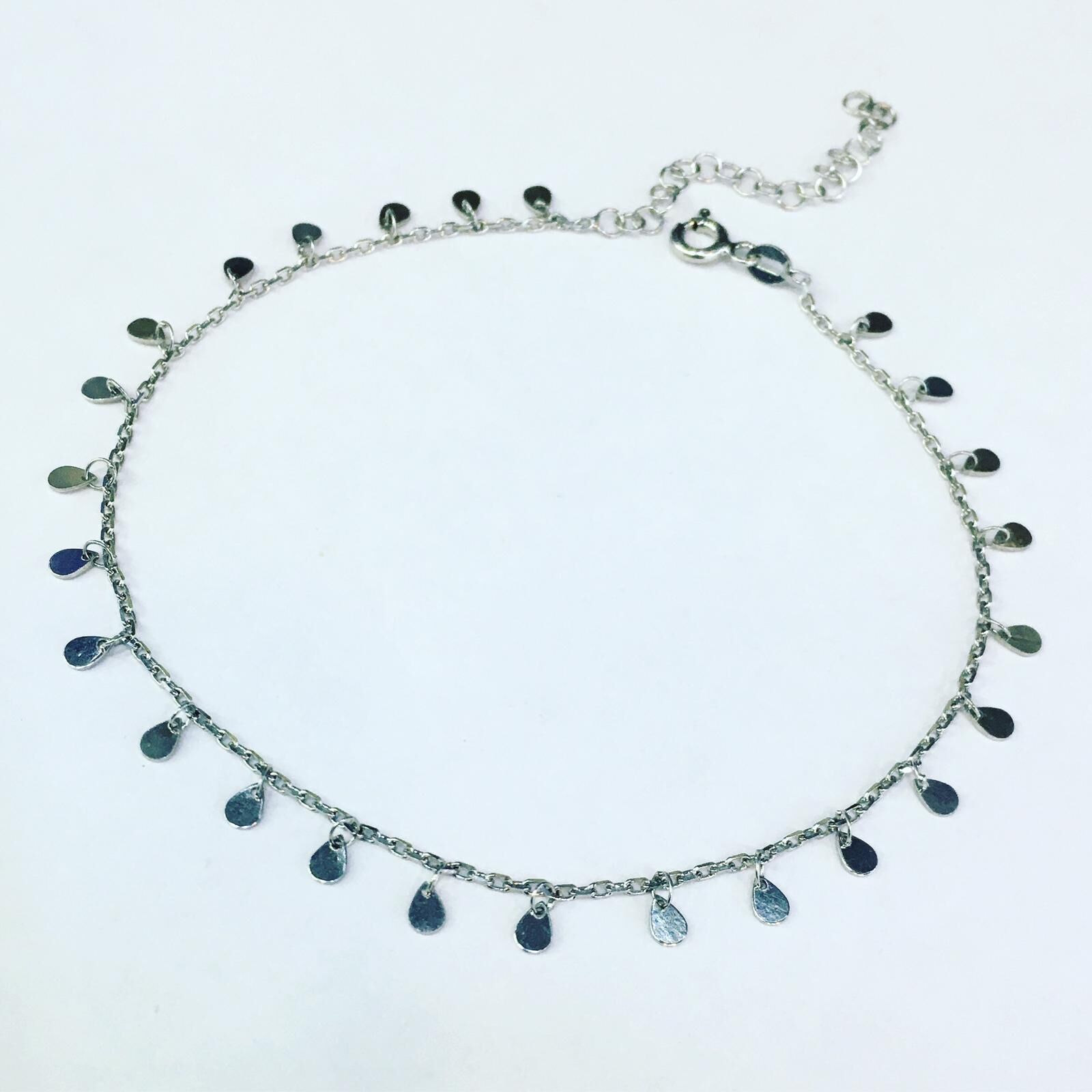 GÜMÜŞ  DAMLA PULLU HALHAL