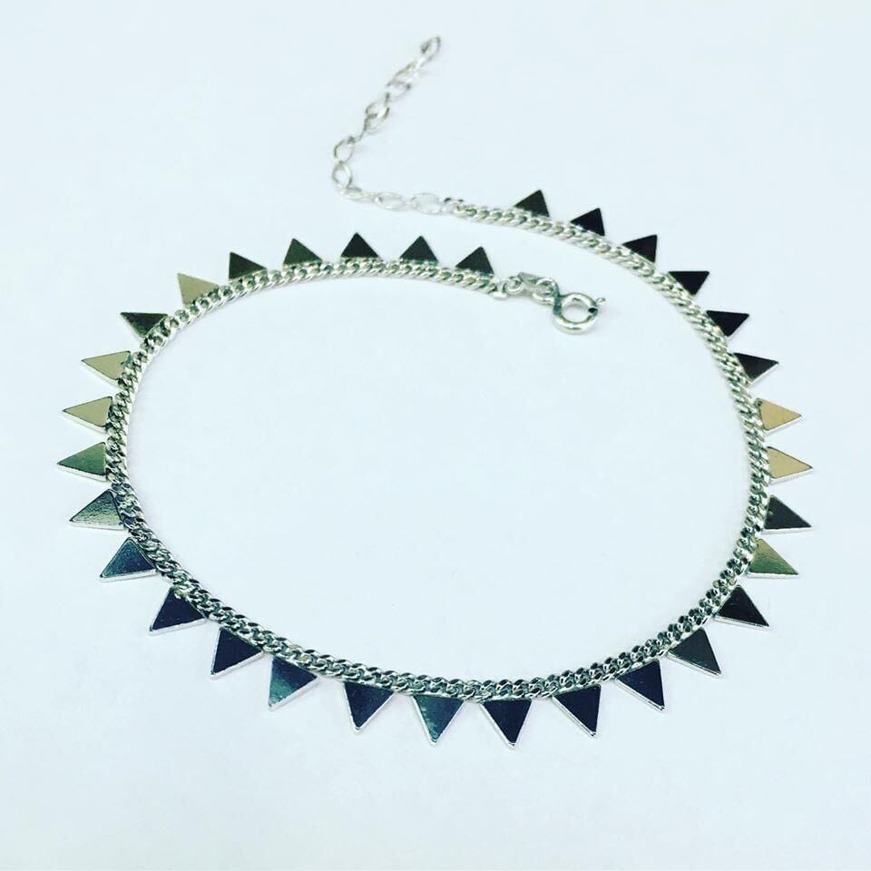 Gümüş Üçgen Halhal