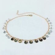 Gümüş Rose Zirkon Taşlı Ve Pullu Halhal