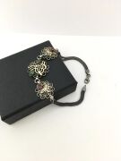 GÜMÜŞ TUĞRA KÖK YAKUT VE ZÜMRÜT TAŞLI BİLEKLİK