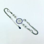 GÜMÜŞ SONSUZLUK VE NAZAR BONCUKLU BİLEKLİK