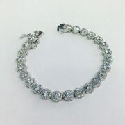 GÜMÜŞ ZİRKON TAŞLI SU YOLU BİLEKLİK