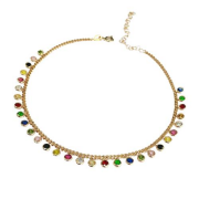 GÜMÜŞ ROSE BRONZ RENKLİ ZİRKON TAŞLI HALHAL