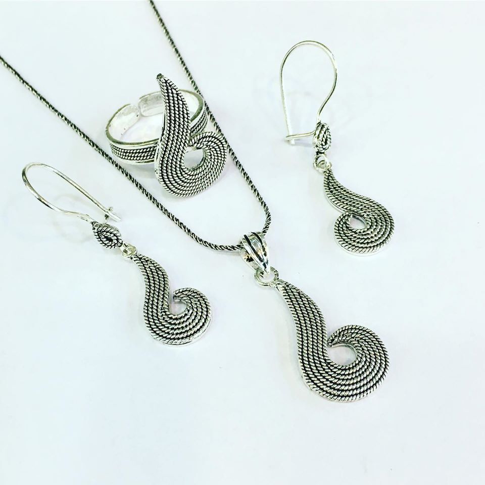 GÜMÜŞ TELKARİ SET