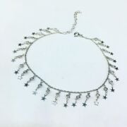 925 AYAR GÜMÜŞ ZİRKON TAŞLI YILDIZ HALHAL