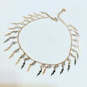 GÜMÜŞ ROSE BRONZ RENK ŞİMŞEK HALHAL