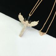 GÜMÜŞ ROSE BRONZ RENK MİKAİL KILIC KOLYE