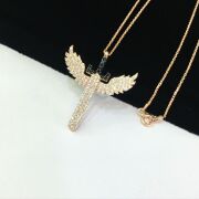 GÜMÜŞ ROSE BRONZ RENK MİKAİL KILIC KOLYE