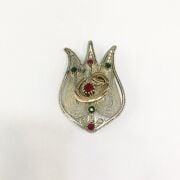 Gümüş Telkari Lale Broş