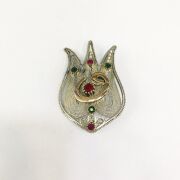 Gümüş Telkari Lale Broş