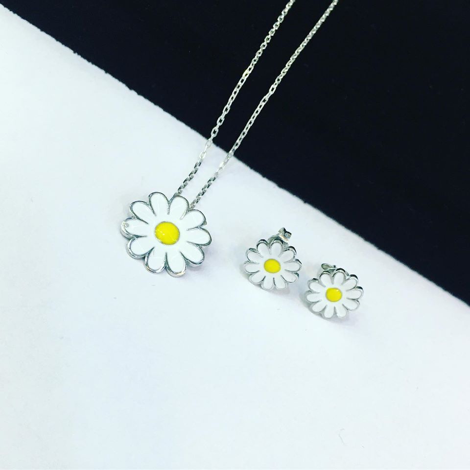 GÜMÜŞ PAPATYA SET