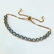 GÜMÜŞ ROSE PIRLANTA MONTÜRLÜ ASANSÖRLÜ BİLEKLİK