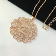 GÜMÜŞ ROSE YAŞAM ÇİÇEĞİ KOLYESİ