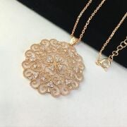 GÜMÜŞ ROSE YAŞAM ÇİÇEĞİ KOLYESİ