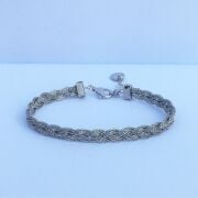 925 AYAR GÜMÜŞ  HASIR BİLEKLİK