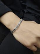 925 AYAR GÜMÜŞ  HASIR BİLEKLİK