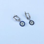 NAZAR BONCUKLU GÜMÜŞ KÜPE