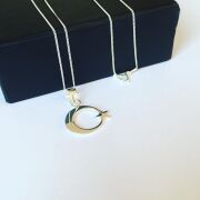 AY YILDIZ GÜMÜŞ KOLYE