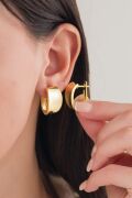 GÜMÜŞ ALTIN GOLD KAPLAMA OVAL SADE DÜZ MODERN KÜPE