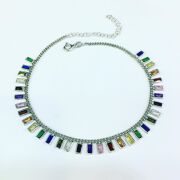 GÜMÜŞ RENKLİ ZİRKON TAŞLI HALHAL