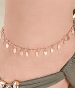 GÜMÜŞ ROSE MEKİK PULLU HALHAL