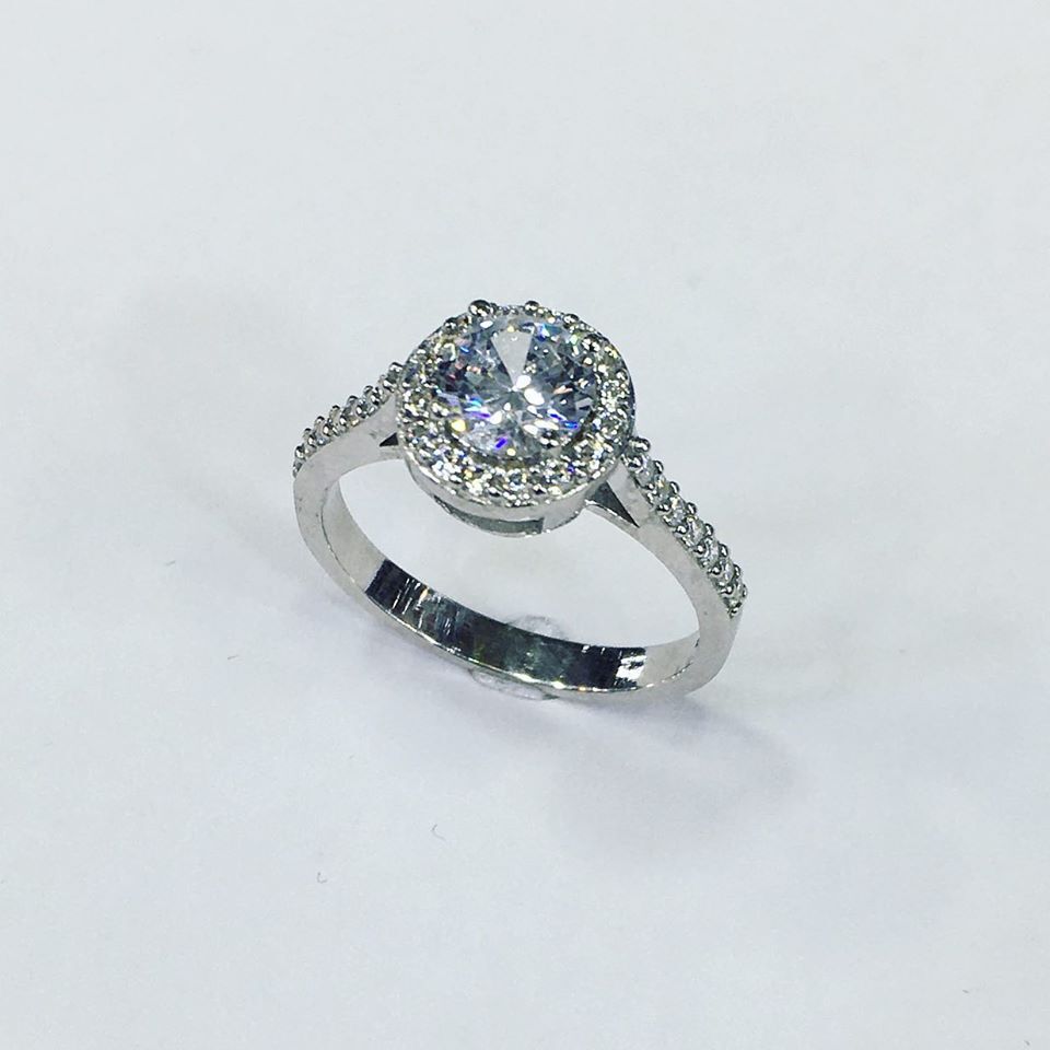 GÜMÜŞ TEK TAŞ YÜZÜK