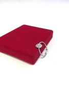 GÜMÜŞ MEKİK ZİRKON TAŞLI PIRLANTA MODELİ YÜZÜK