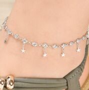 GÜMÜŞ ZİRKON TAŞLI YILDIZ HALHAL