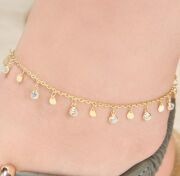 GÜMÜŞ ALTIN KAPLAMA DAMLA PULLU HALHAL