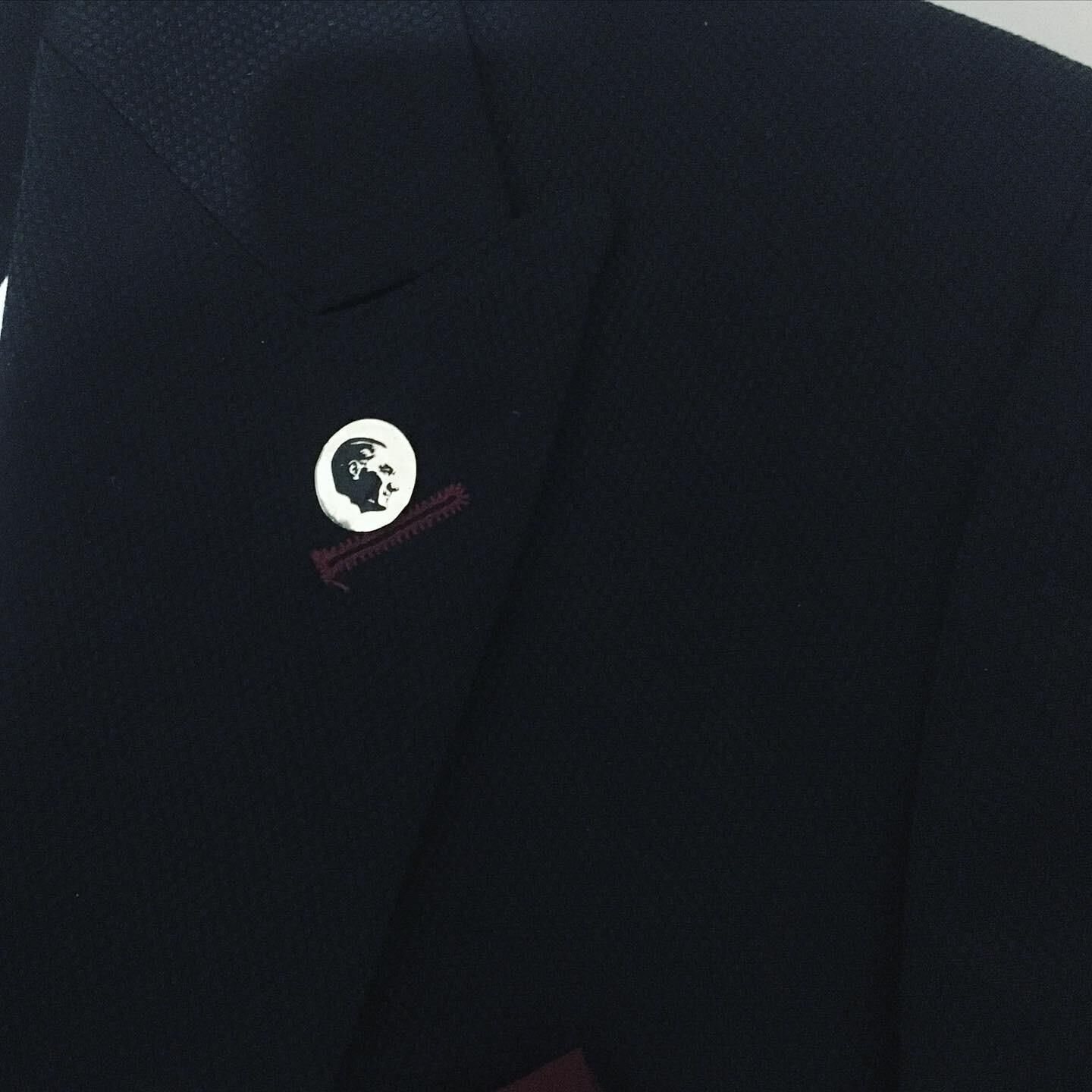 ATATÜRK PORTRESİ YAKA İĞNESİ GÜMÜŞ ROZET