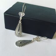 GÜMÜŞ TELKARİ DAMLA KÜPE