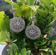 GÜMÜŞ TELKARİ YUVARLAK KÜPE