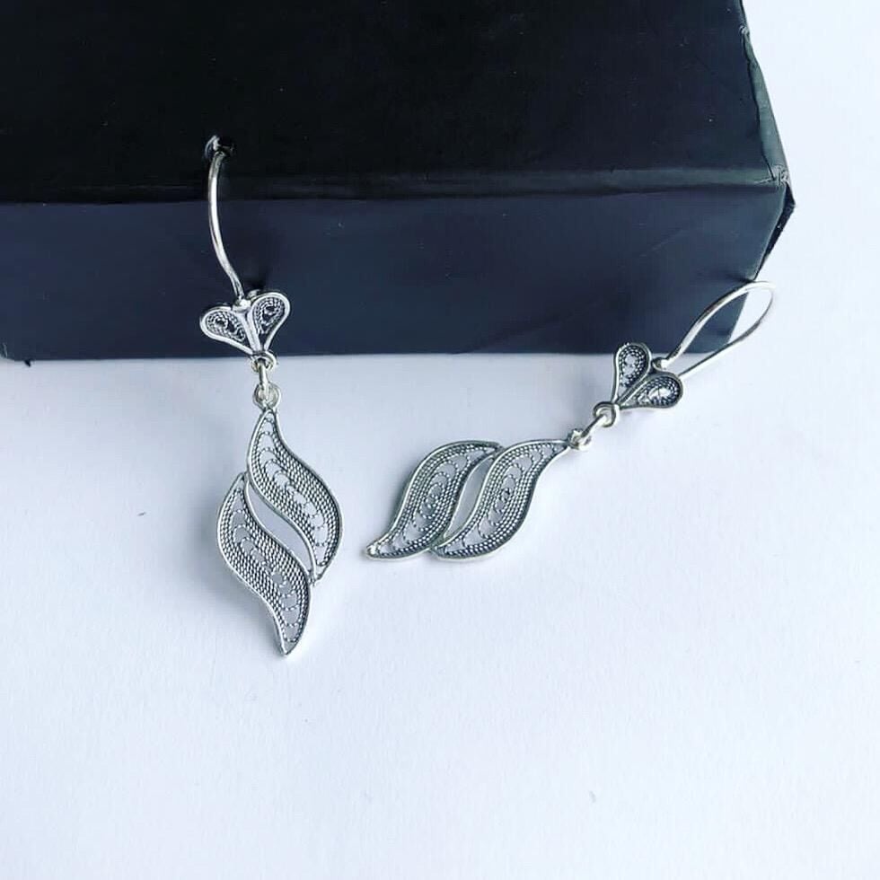 TELKARİ ASMİN GÜMÜŞ KÜPE