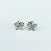 GÜMÜŞ ZİRKON TAŞLI KELEBEK KÜPE