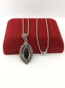 GÜMÜŞ MARKAZİT VE ONEX TAŞLI SET