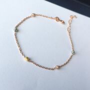 GÜMÜŞ ROSE BRONZ GOLD RENK DORİKA BİLEKLİK