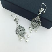 TELKARİ KLASİK GÜMÜŞ KÜPE