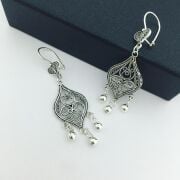 TELKARİ KLASİK GÜMÜŞ KÜPE