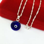 GÜMÜŞ NAZAR BONCUĞU KOLYE