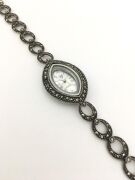 GÜMÜŞ MARKAZİT TAŞLI MEKİK MODEL SAAT