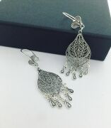 TELKARİ DAMLA SALLANTILI GÜMÜŞ KÜPE