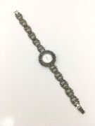 GÜMÜŞ MARKAZİT TAŞLI SAAT