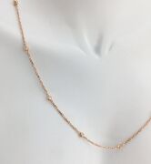 DORİKA TOPLU ZİNCİR ROSE BRONZ GÜMÜŞ KOLYE