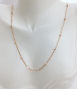 DORİKA TOPLU ZİNCİR ROSE BRONZ GÜMÜŞ KOLYE