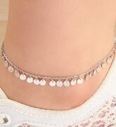 GÜMÜŞ YUVARLAK PULLU HALHAL