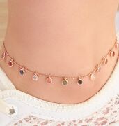 TMT Silver GÜMÜŞ ROSE RENKLİ ZİRKON TAŞLI HALHAL