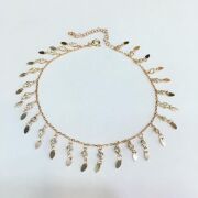 GÜMÜŞ ROSE ZİRKON TAŞLI MEKİK PULLU HALHAL