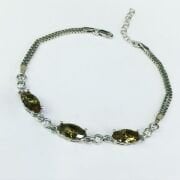 GÜMÜŞ MEKİK ZULTANİT TAŞLI BİLEKLİK