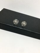 GÜMÜŞ TELKARİ KÜÇÜK ÇİÇEK KÜPE