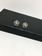 GÜMÜŞ TELKARİ KÜÇÜK ÇİÇEK KÜPE